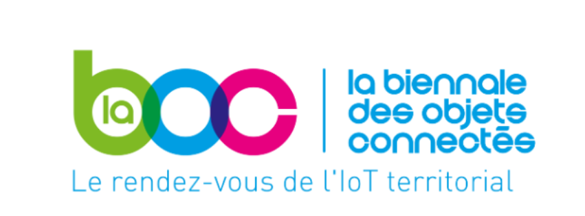 logo biennale objets connectées, les rendez-vous de l'IoT territorial