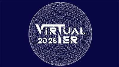 logo VirtualTer, une orbe connectée par plusieurs lignes